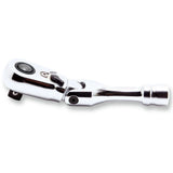 Koken 3726ZSB - 3/8" Sq.Dr. Ratchet Handle 72 teeth Short, Flexible Head Length 100mm Quick Release Z-series