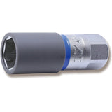 Koken 4300PMZ.65-17 - 1/2 Sq. Dr. Wheel Nut Socket 17mm Extra Thin walled Length 65mm Color coded Protector