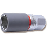 Koken 4300PMZ.65-19 - 1/2 Sq. Dr. Wheel Nut Socket 19mm Extra Thin walled Length 65mm Color coded Protector