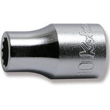 Koken 4405M-10 - 1/2 Sq. Dr. Chrome Metric 12 Point Socket 10mm