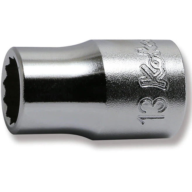 Koken 4405M-13 - 1/2 Sq. Dr. Chrome Metric 12 Point Socket 13mm