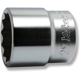 Koken 4405M-29 - 1/2 Sq. Dr. Chrome Metric 12 Point Socket 29mm