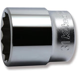 Koken 4405M-31 - 1/2 Sq. Dr. Chrome Metric 12 Point Socket 31mm
