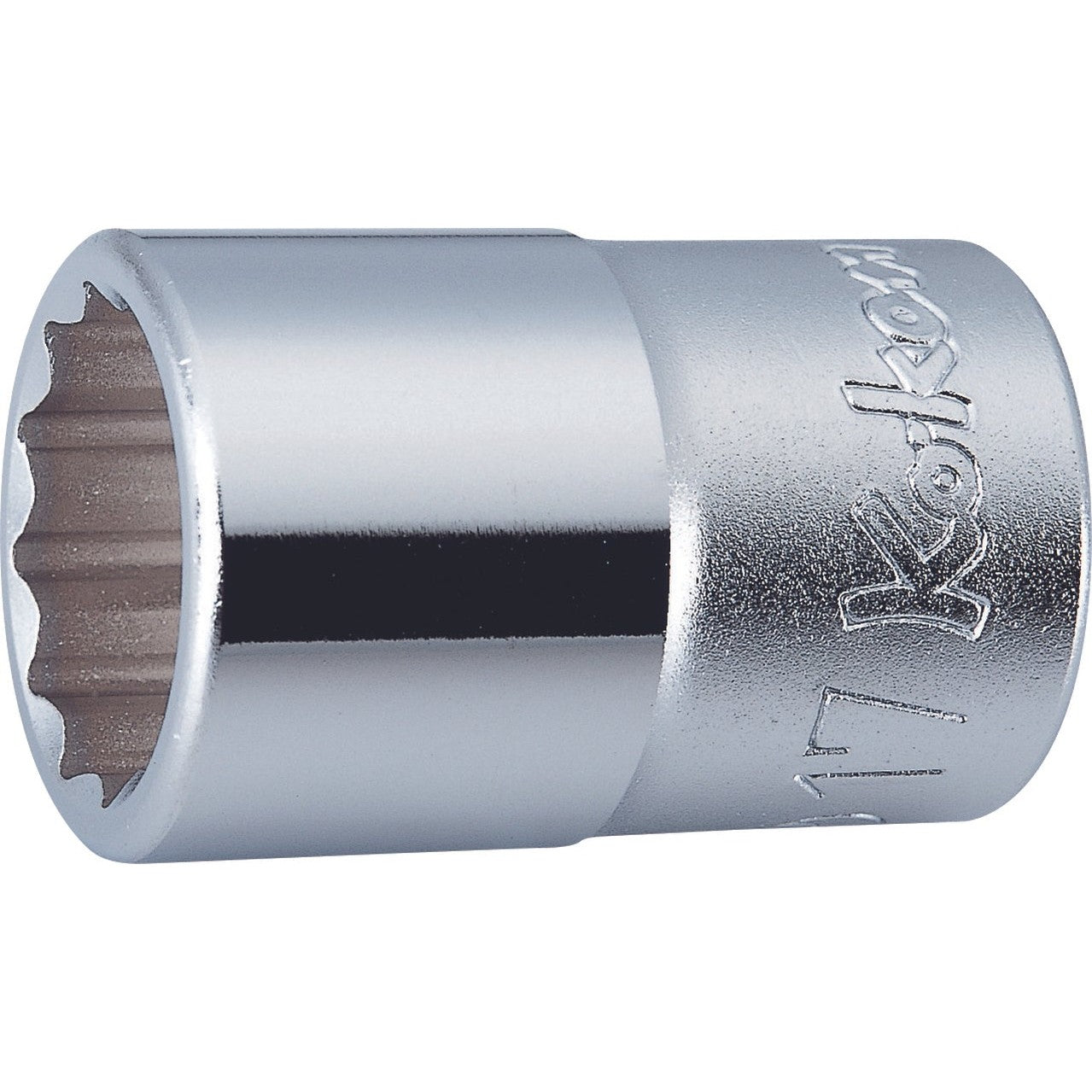 Koken 4405M-36 - 1/2 Sq. Dr. Chrome Metric 12 Point Socket 36mm