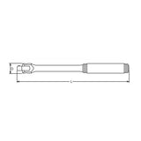 Koken 4768N-450 - 1/2 Sq. Dr. Hinge Handle Length 450mm Metal Handle