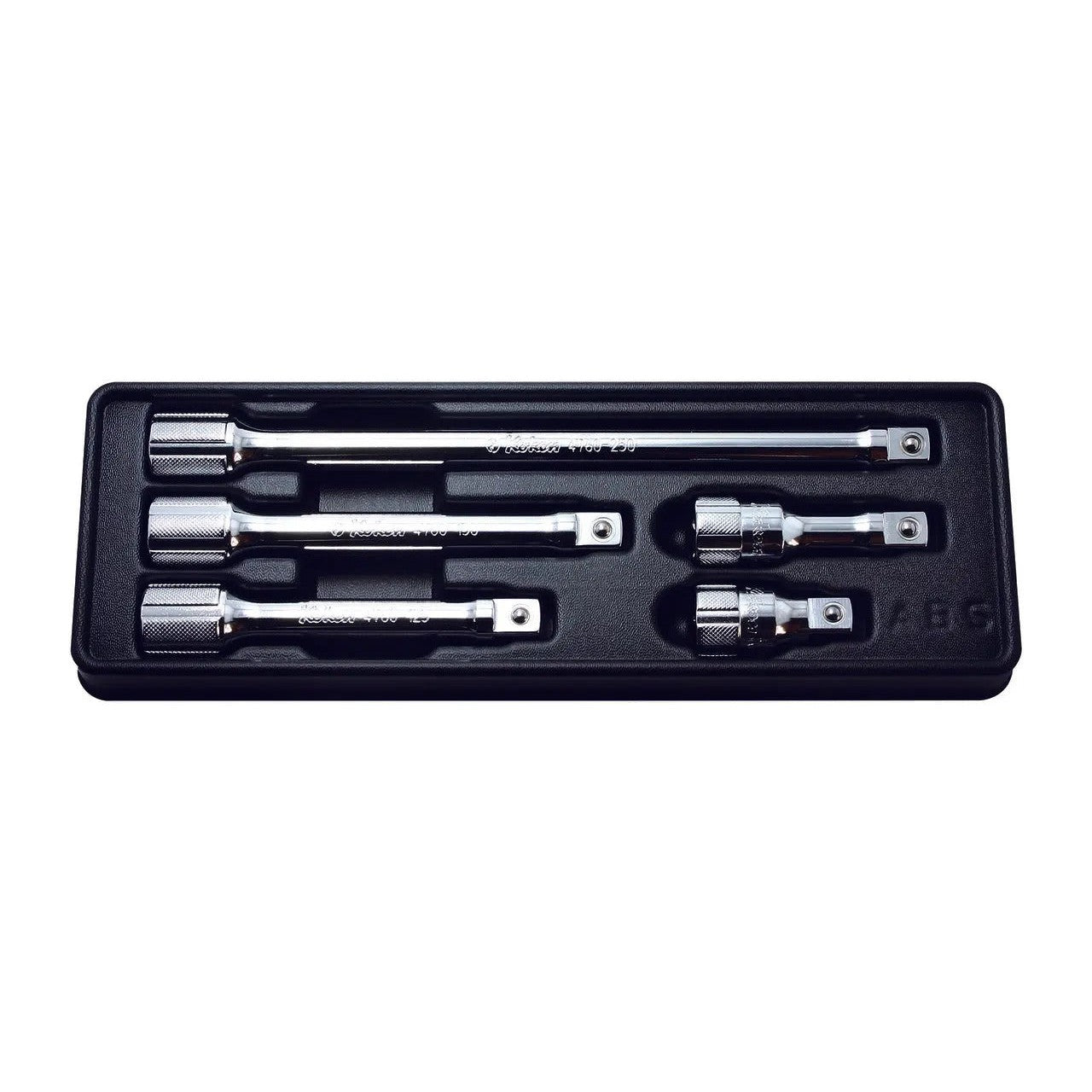 Koken PK4760/5 1/2 Sq. Dr. Extension Bar set 50-250mm ABS Tray 5 pieces