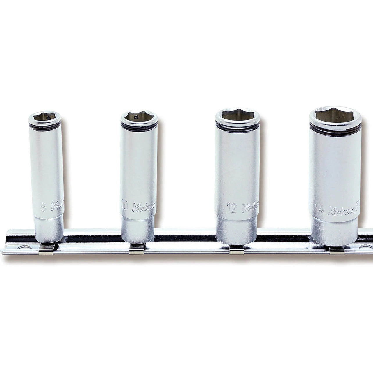 Koken RS2350M/4 - 1/4 Sq. Dr. Deep NUT GRIP® Socket Set 8-14mm - 4 pieces