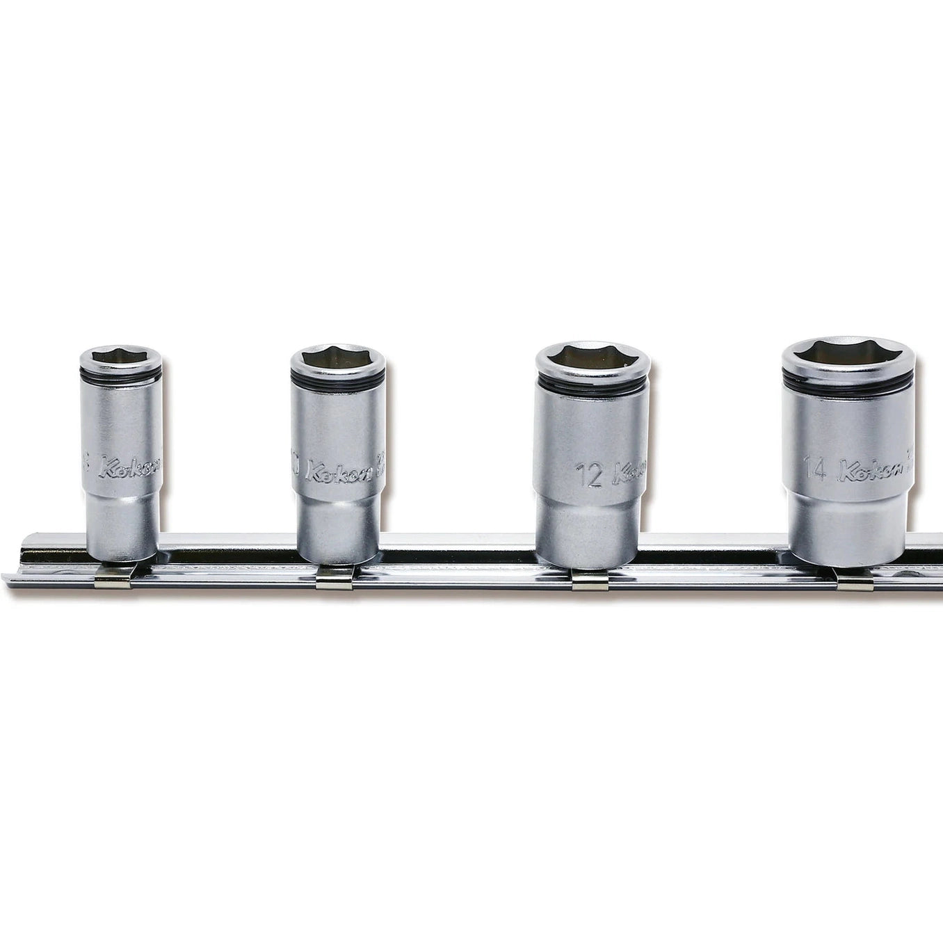 Koken RS2350X/4 - 1/4 Sq. Dr. Socket set 8-14mm Nut Grip 4 pieces