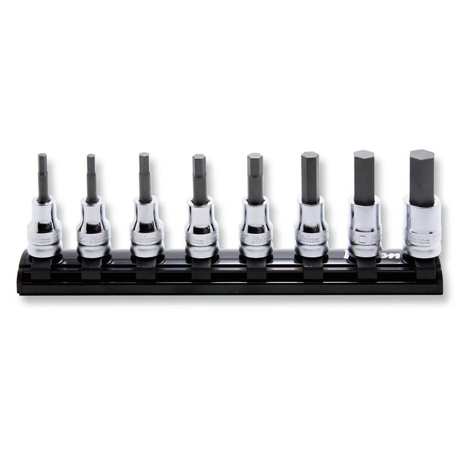 Koken RS3010MZ/8-L50 - 8 Piece 3/8 Sq. Dr. 50mm Z-Series Hex Bit Socket set 3-12mm