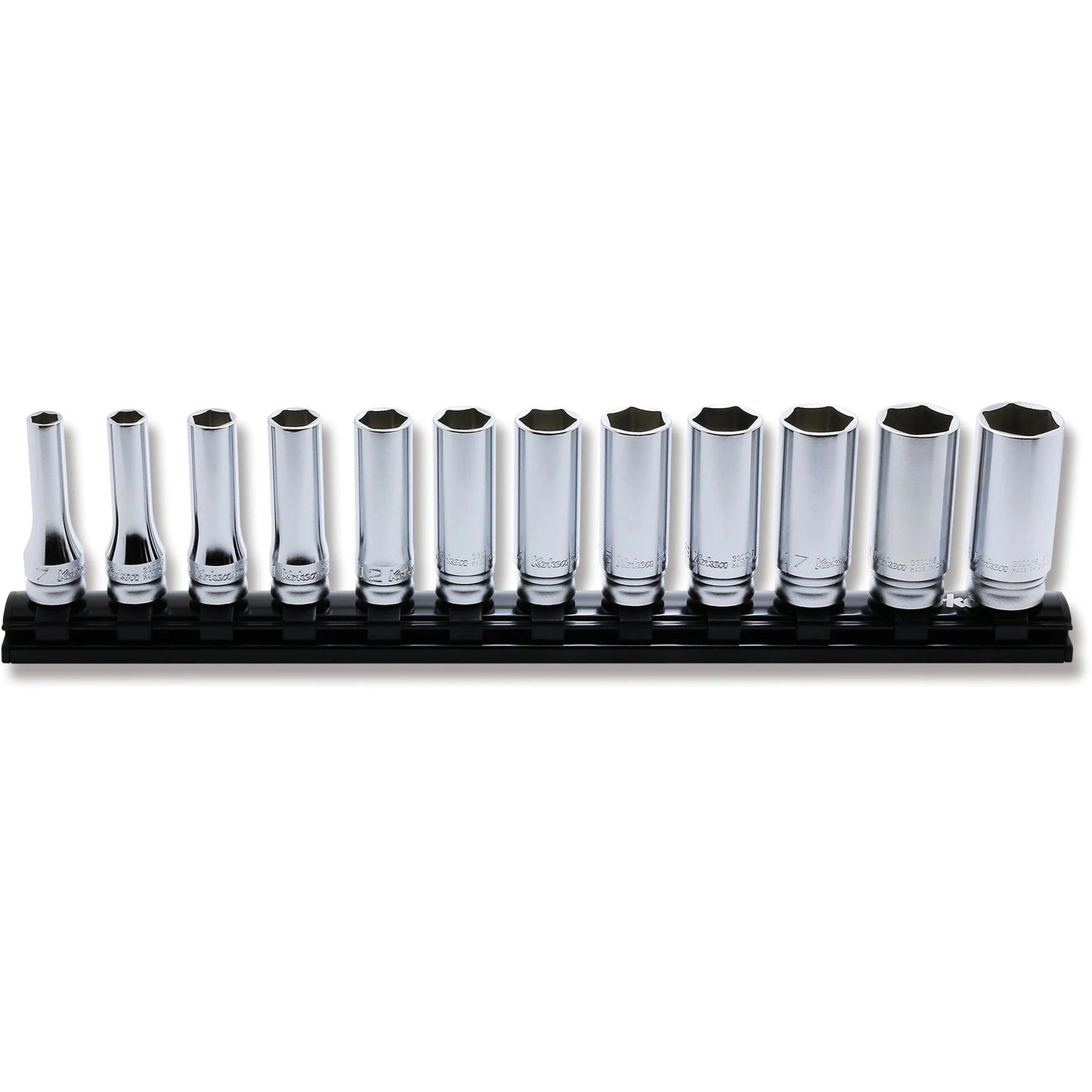 Koken RS3300MZ/12 - 3/8" Sq Drive Socket set 6 point 300mm Length Z-series - 12 pieces