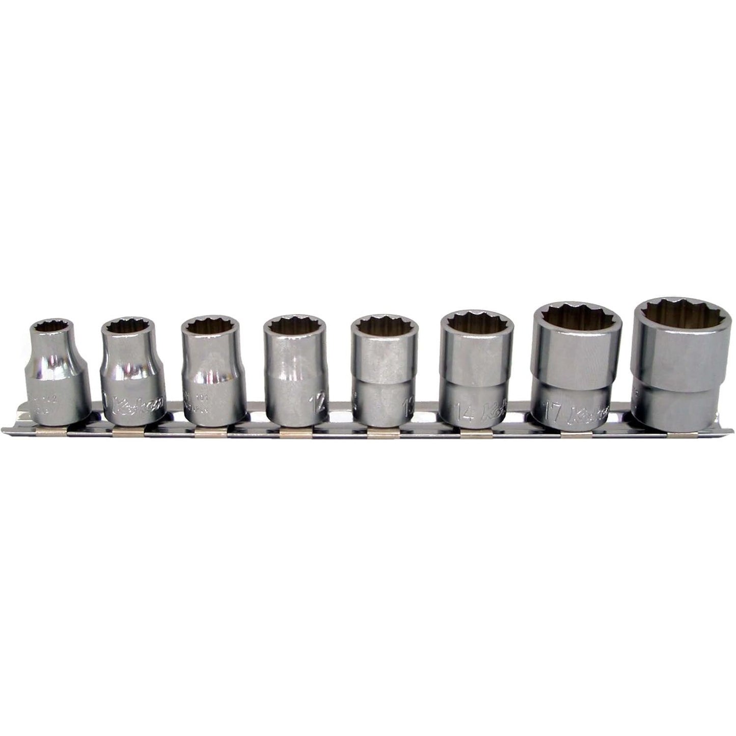 Koken RS3405M/8 - 8 Piece 3/8 Sq. Dr. 12 Point, Metric, Chrome Socket Set