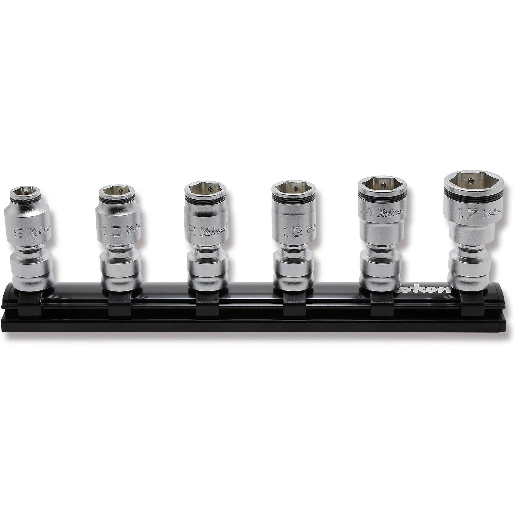 Koken RS3441MZ/6 3/8 Sq. Dr. 6 piece Z-series 6-Point Universal Metric NUT GRIP Socket Set