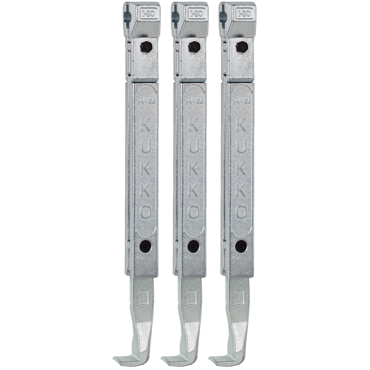 Kukko 1-190-S - Standard Puller Jaws Set, Total Length 232 mm