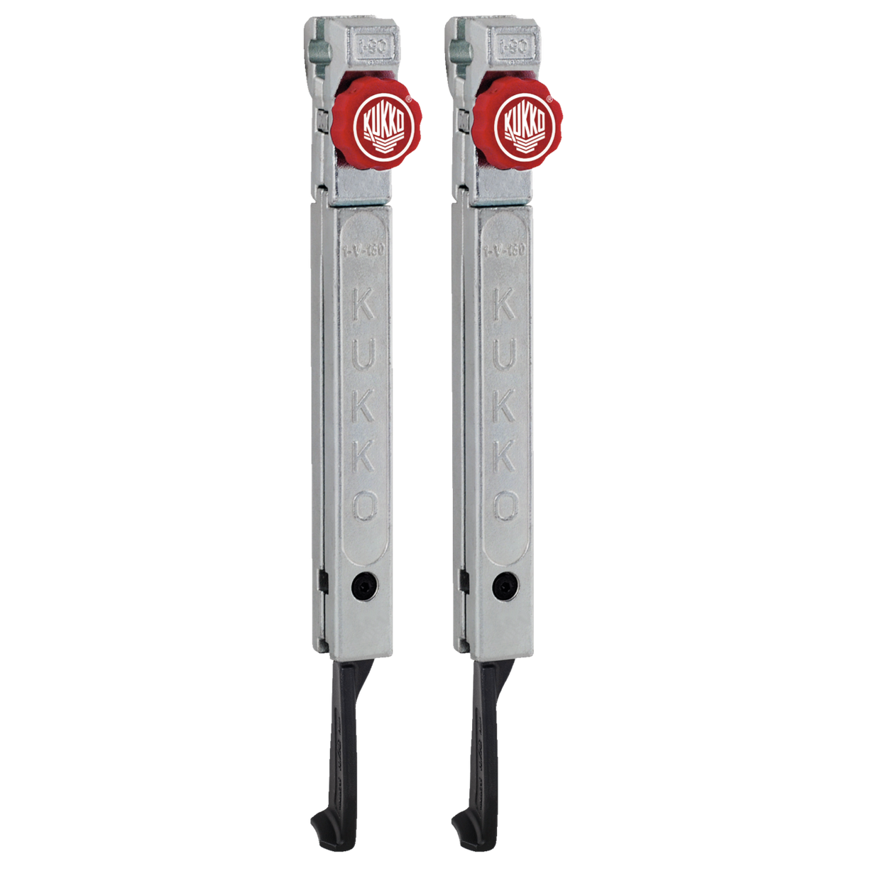 Kukko 1-255-P - Extremely narrow, quick-adjustable jaws pair, total length 277 mm