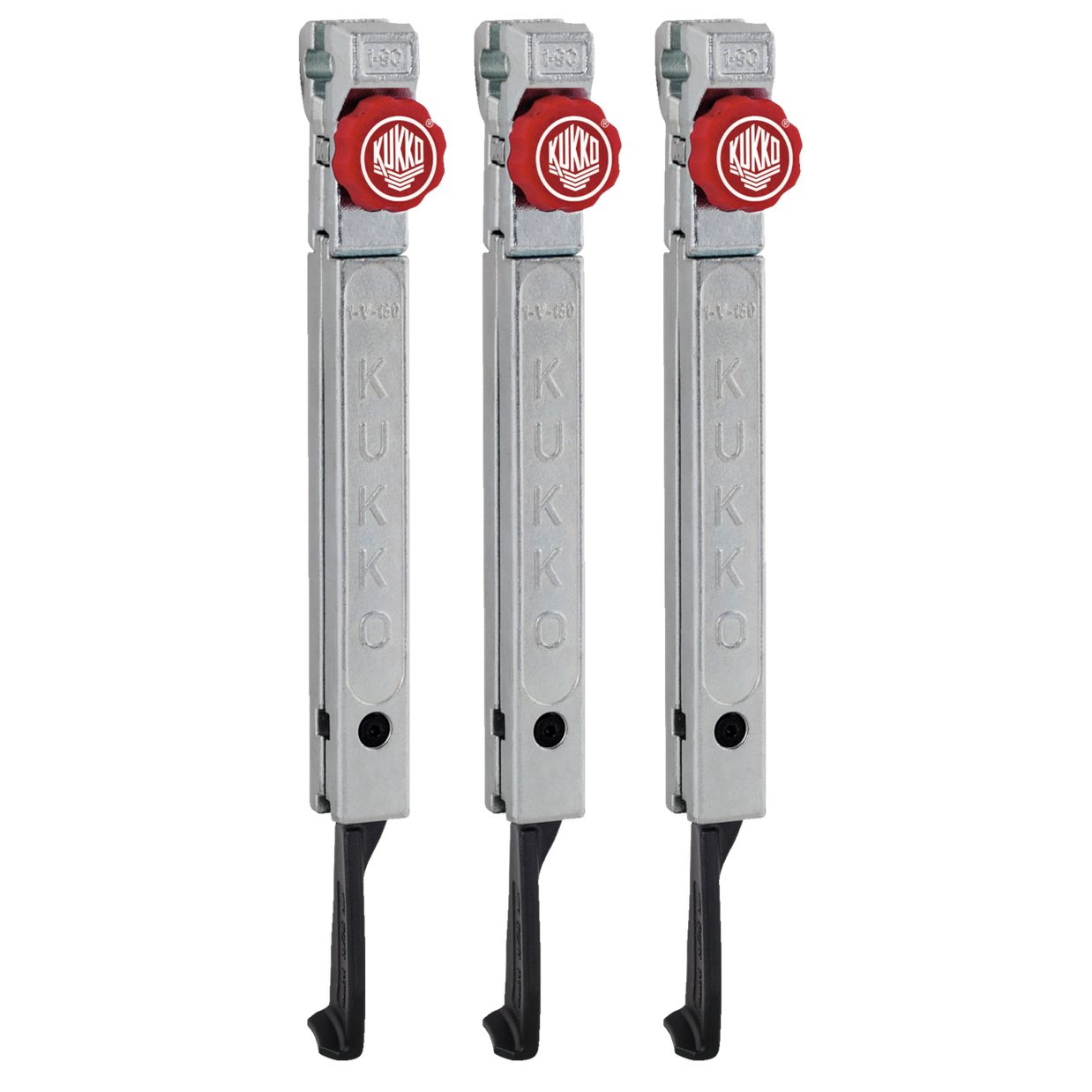 Kukko 1-255-S - Extremely narrow, quickly adjustable jaws set, total length 277 mm