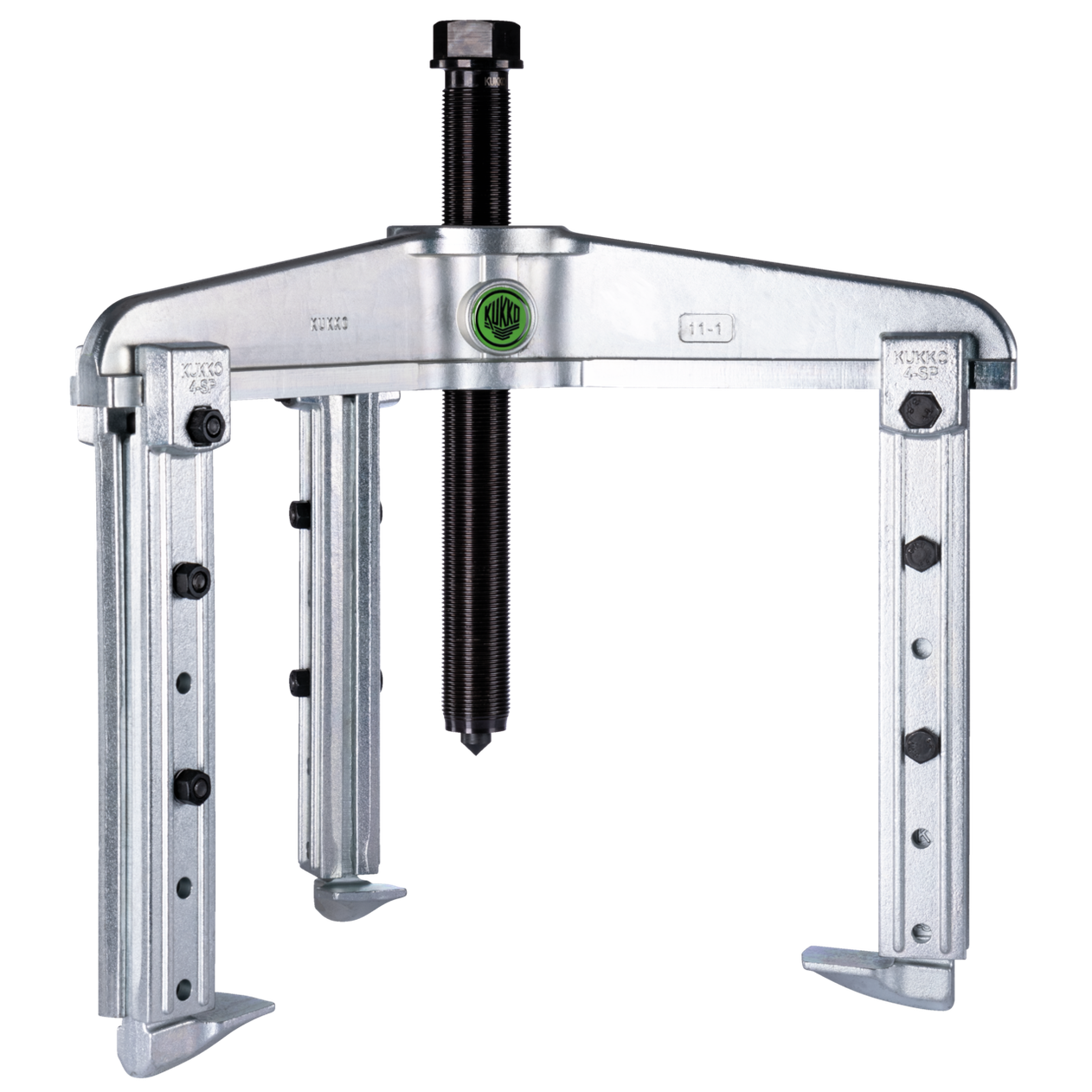 Kukko 11-0-AV - Extra strong, 3-arm universal puller 375 x 300-500 mm with adjustable clamping depth