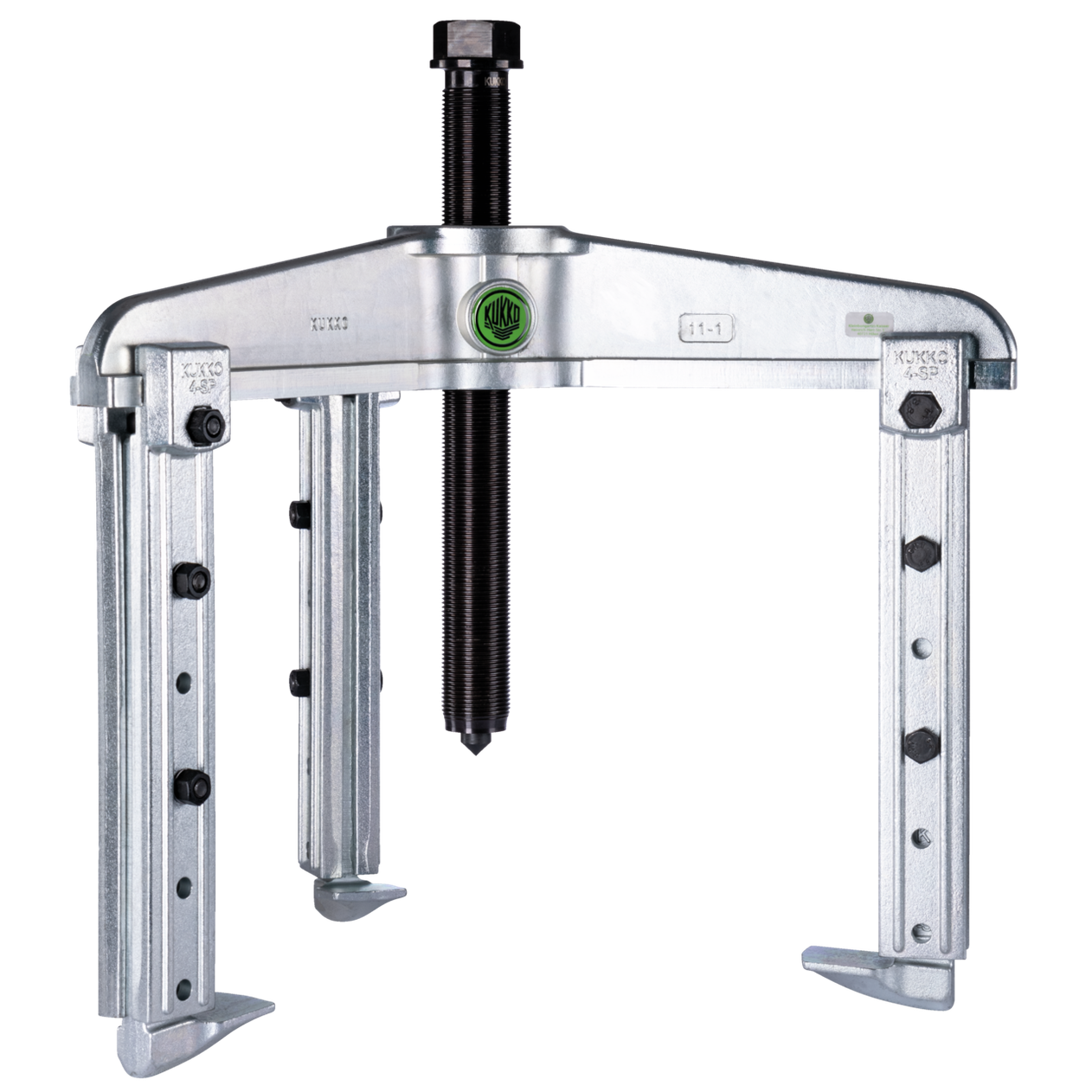 Kukko 11-1-AV - Extra strong 3-arm universal puller 520 x 300-500 mm with adjustable clamping depth