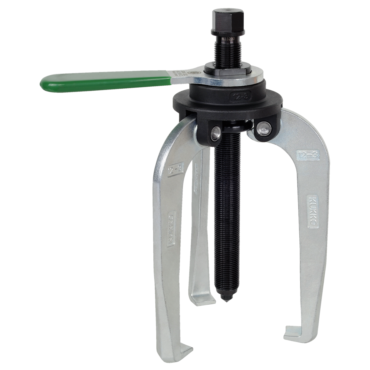 Kukko 12-3 - 3-arm puller "Alligator" 200 x 165 mm with fixed puller legs and anti-slip device