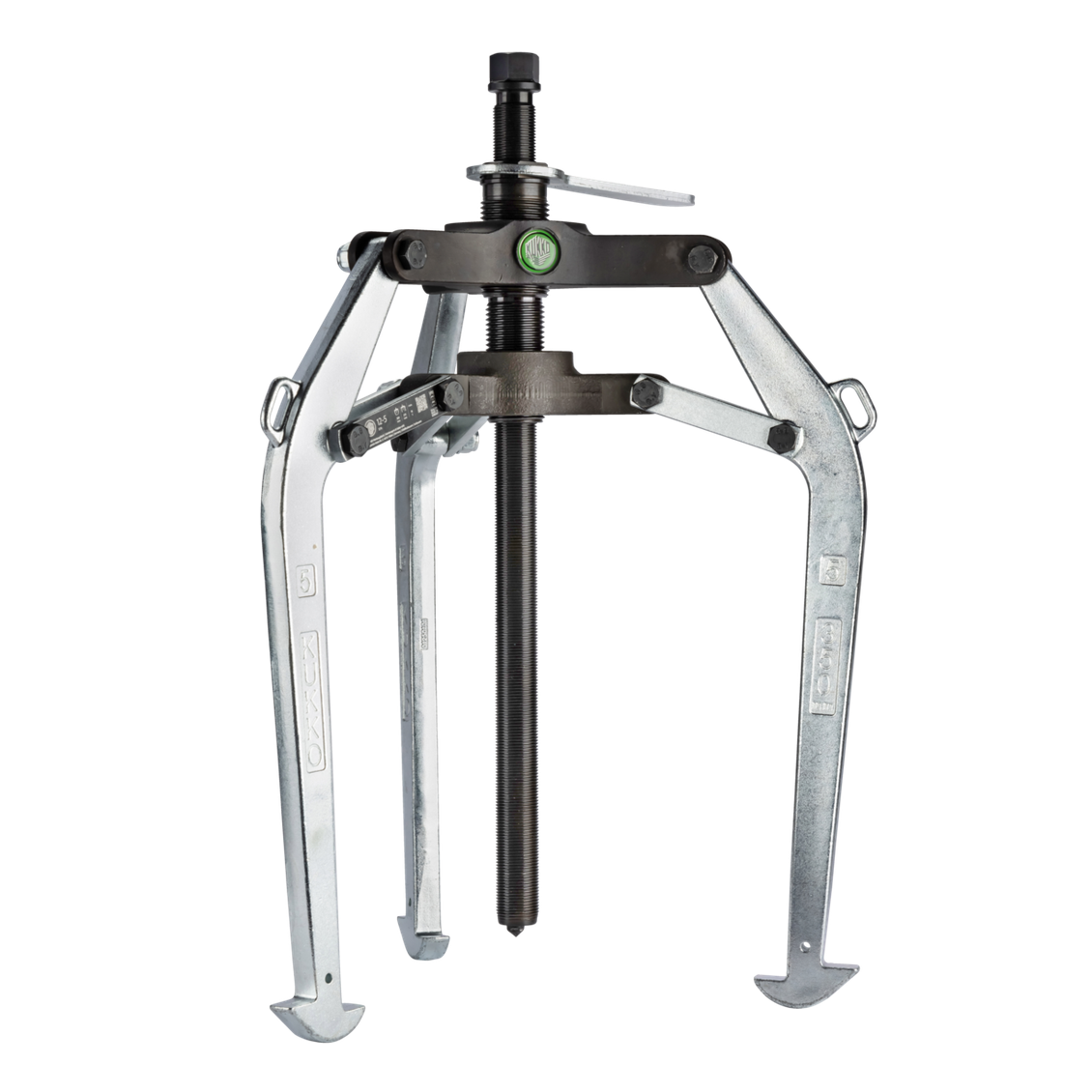 Kukko 12-5 - 3-arm puller 350 x 275 mm with pre-adjustable puller hooks for internal and external pull-offs