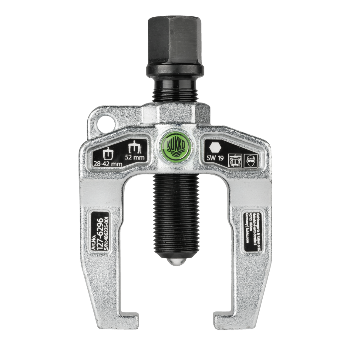 Kukko 127-6296 - ball joint puller with spread 28 mm - 42 mm, reach 52 mm