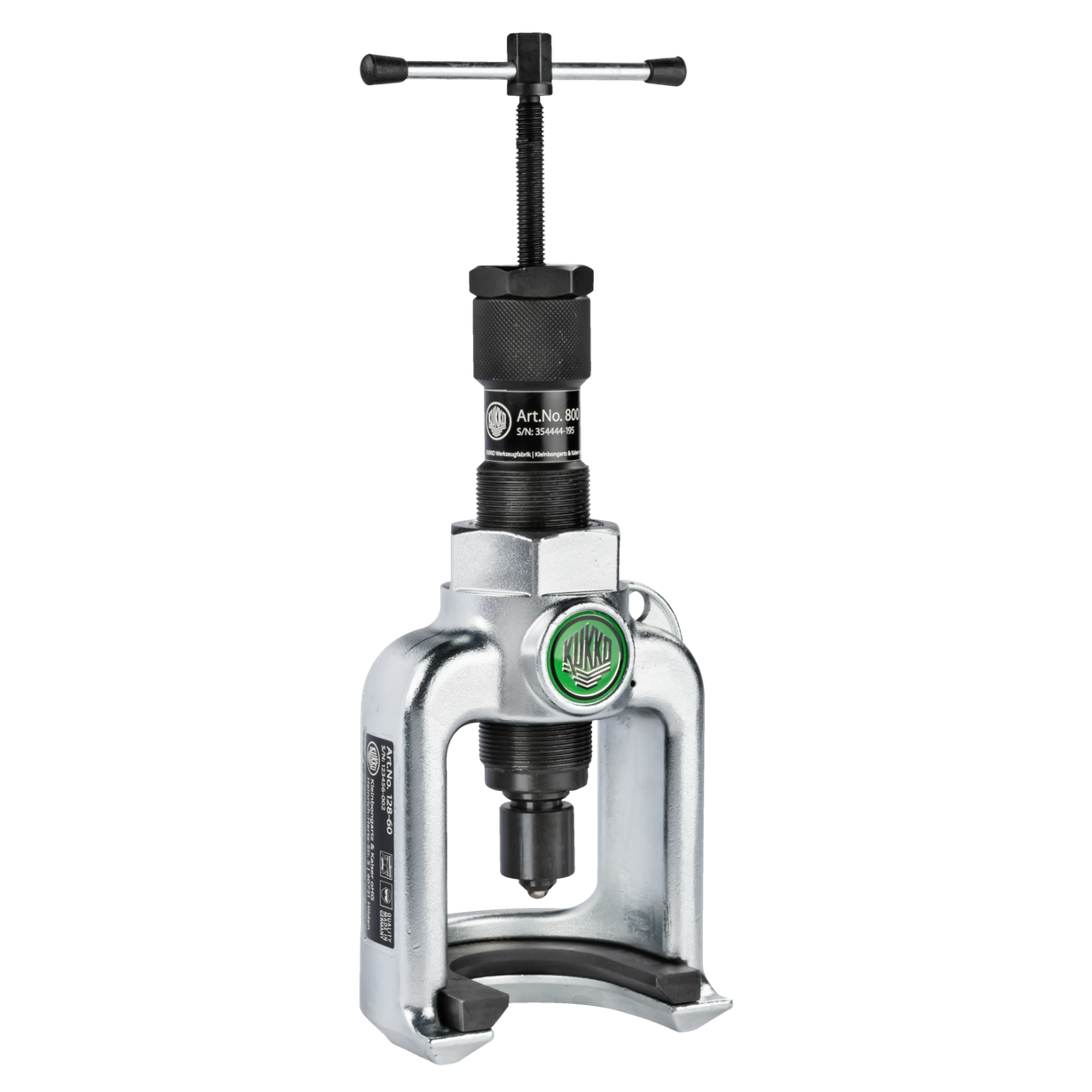 Kukko 128-60-H - Hydraulic ball joint puller, with jaw opening 55 mm, 15 t t max. tension force, 85 mm insertion depth