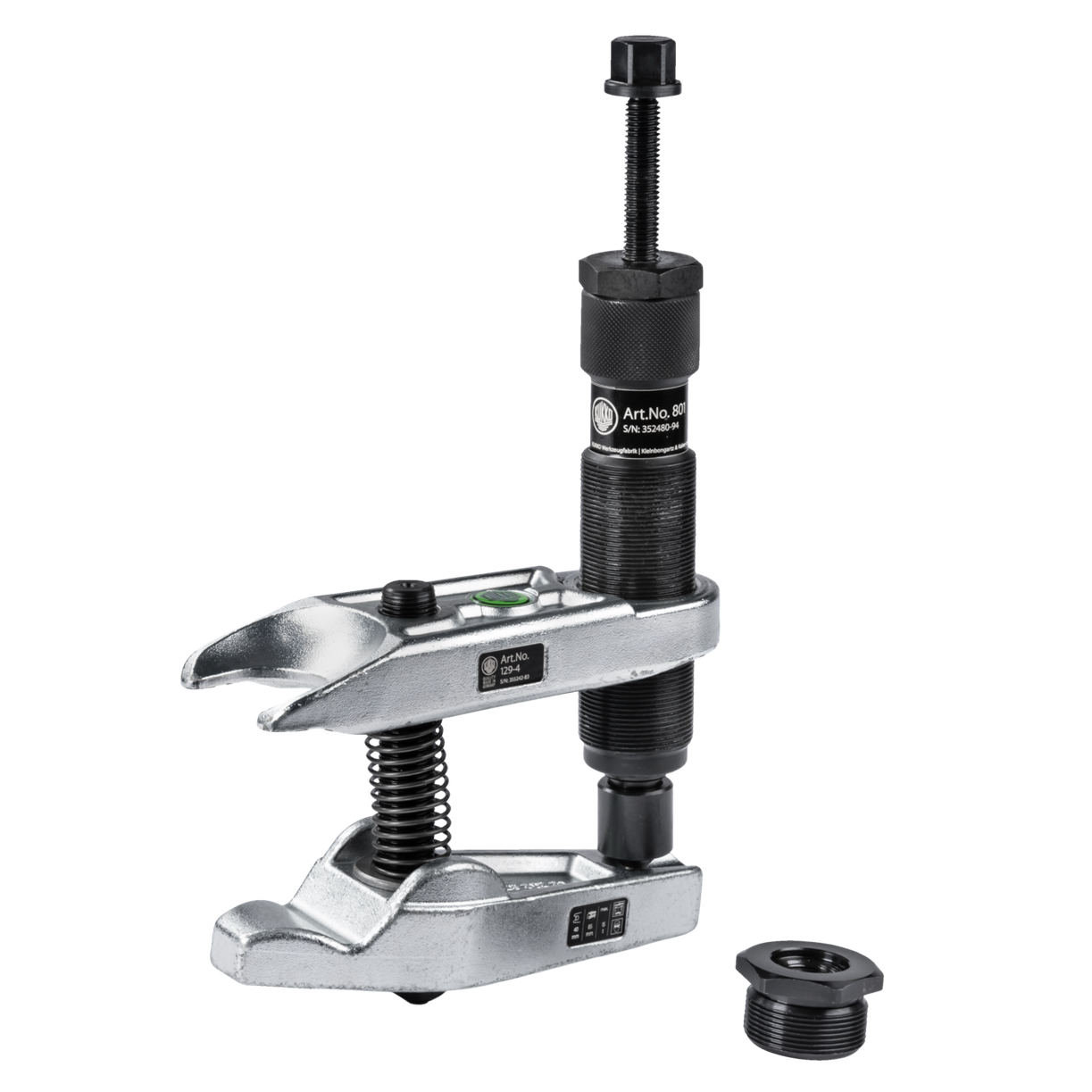 Kukko 129-4-H - Ball joint ejector with short hydraulic spindle