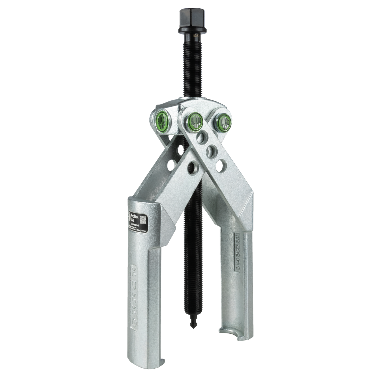 Kukko 14-3 - 2-arm puller 15-140 x 160 mm with self-clamping, intersecting puller legs
