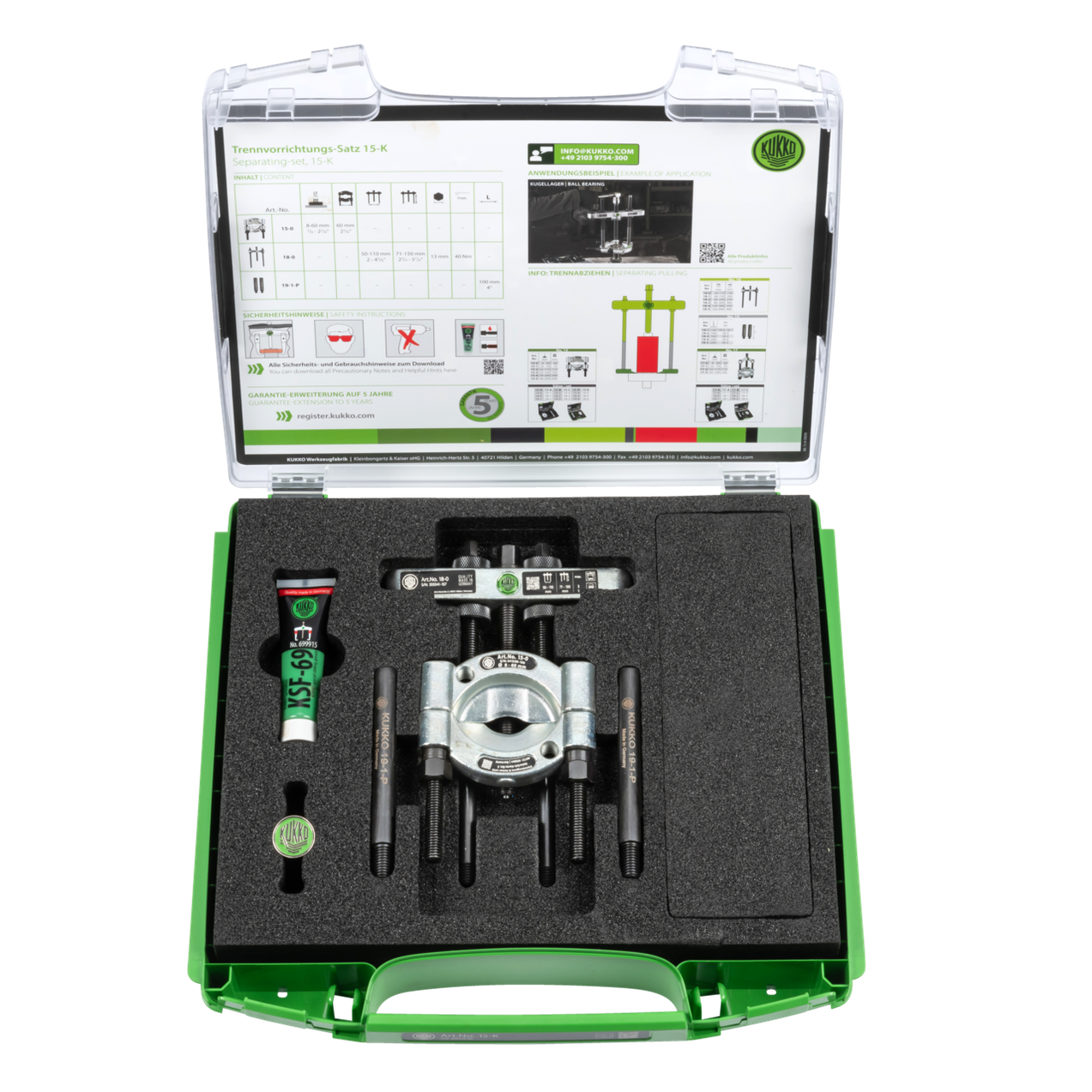 Kukko 15-K - Seperator set ¯ 5- 60 mm /250 mm