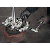 Kukko 17-0 | Seperator with quick clamping pressure spindle, separation diameter 8 mm - 60 mm, 21 mm usable cutting depth