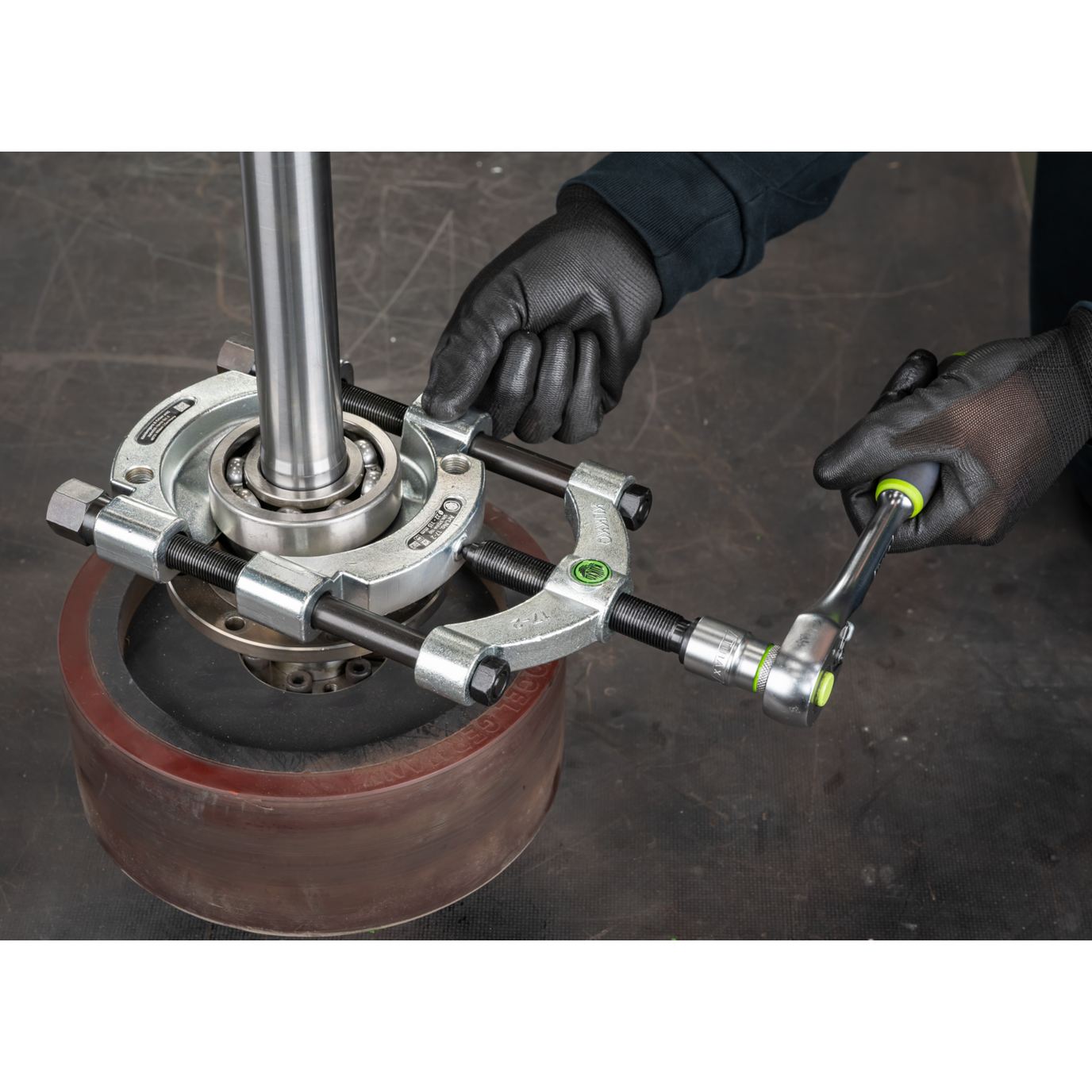 Kukko 17-0 | Seperator with quick clamping pressure spindle, separation diameter 8 mm - 60 mm, 21 mm usable cutting depth