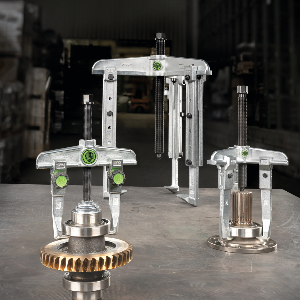 Kukko 20-10+ | 2-jaw universal puller with quick adjustment jaws, up to 130 mm spread, 100 mm reach
