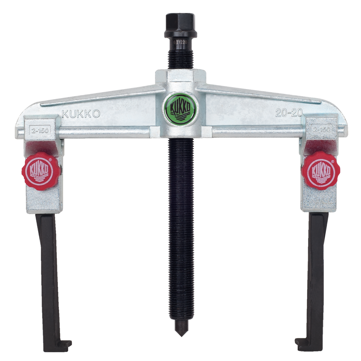 Kukko 20-20+S - 2-arm universal puller 200 x 150 mm with narrow, quick-adjustable puller hooks