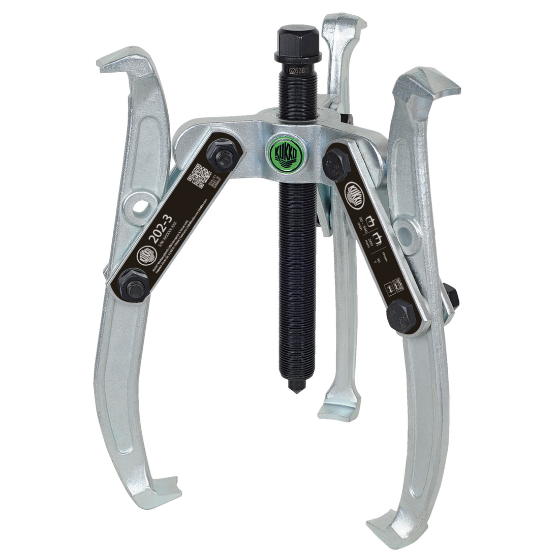 Kukko 202-3 - 3-armed lug puller 300 x 260 mm with oscillating and rev ...