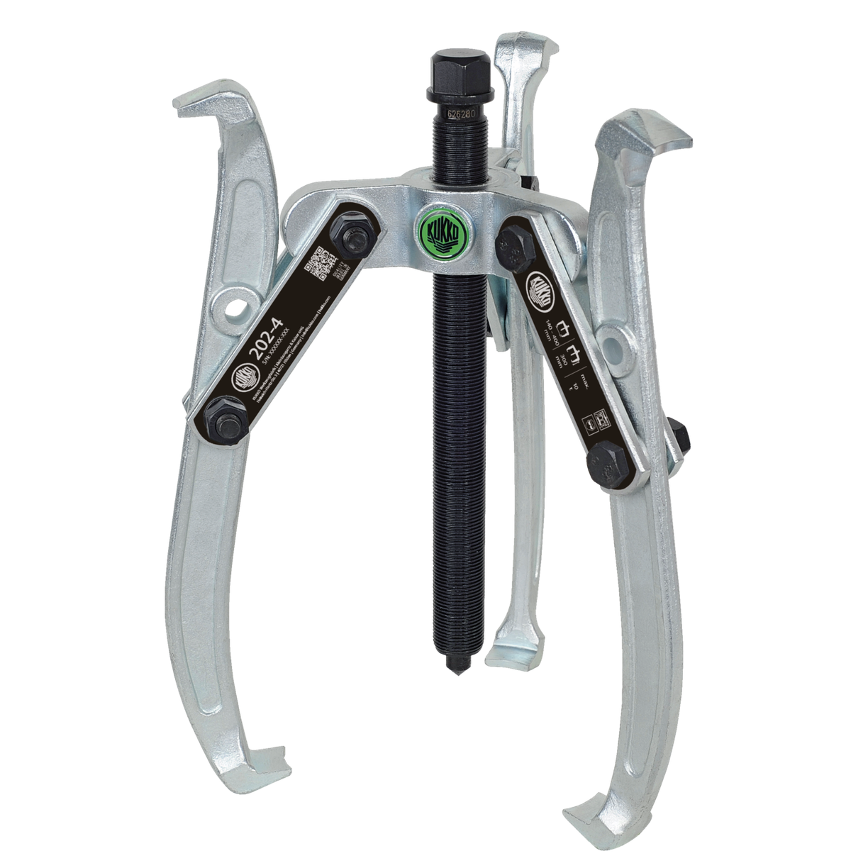 Kukko 202-4 - 3-armed lug puller 380 x 300 mm with oscillating and reversible puller legs