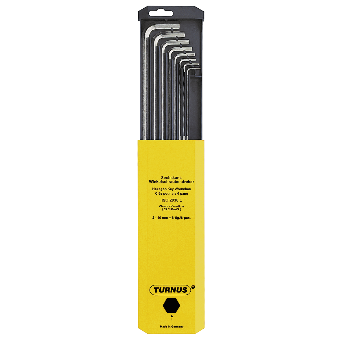 Kukko 207-012 - Offset screwdriver set ISO 2936 with width across flats {width across flats inch } inch