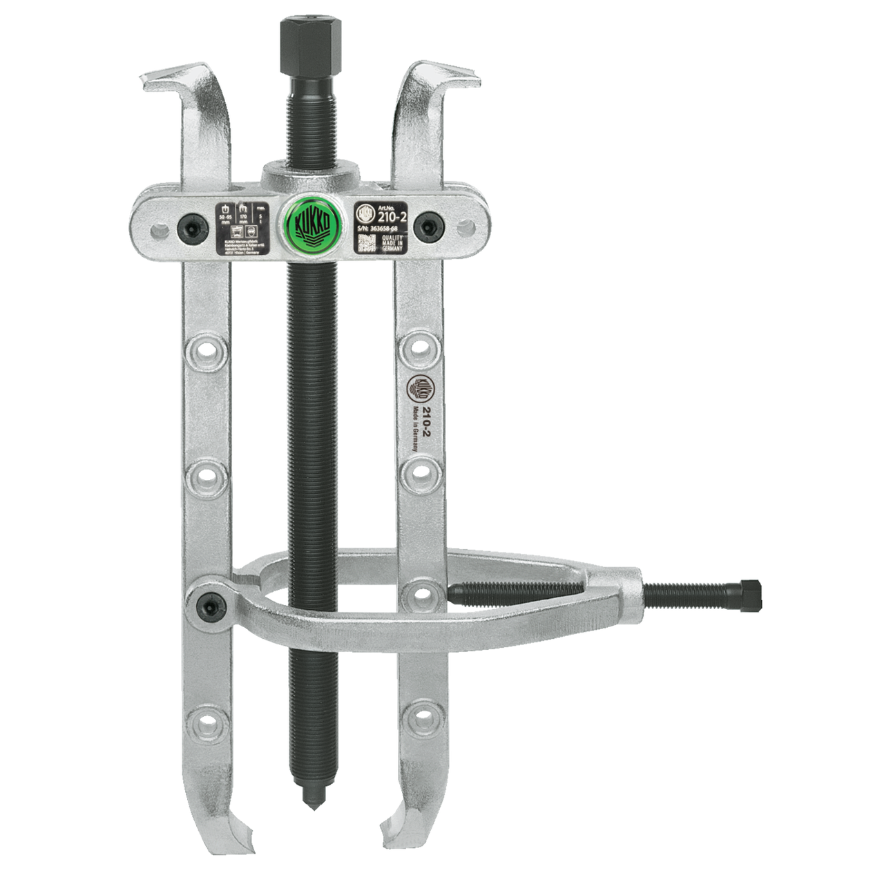Kukko 210-2 - 2-arm separator "Cobra" 135 x 270 mm with adjustable clamping depth and side clamp