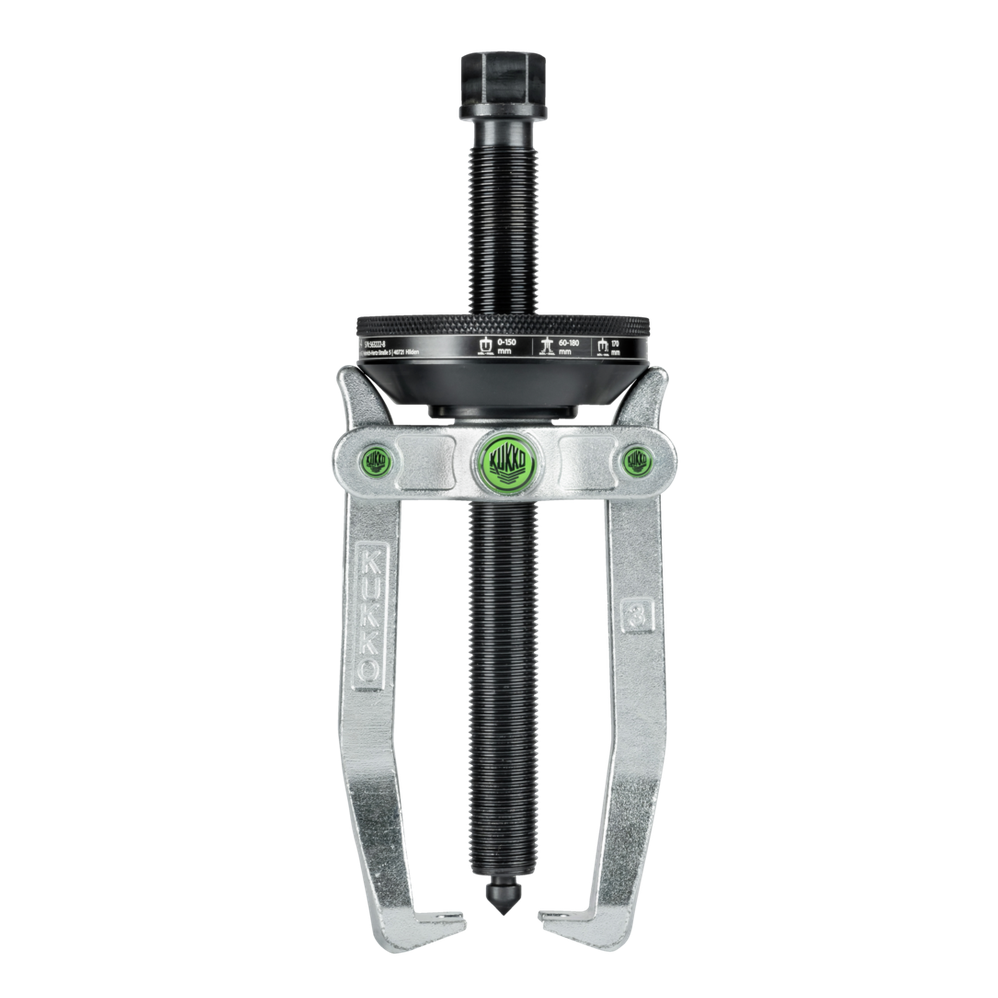 Kukko 220-3 - 2-jaw puller with conical self-tensioning, up to 120 mm spread, 120 mm reach