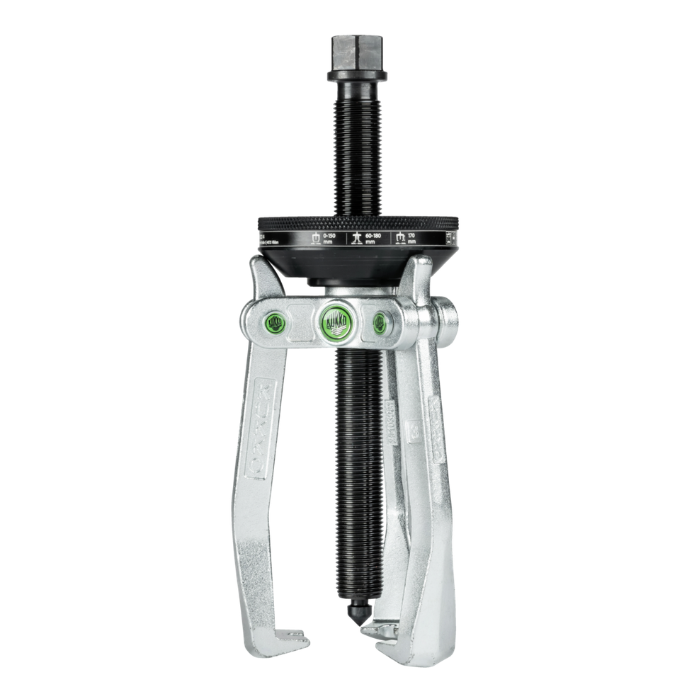 Kukko 221-3 - 3-jaw puller with conical self-tensioning, up to 120 mm spread, 120 mm reach