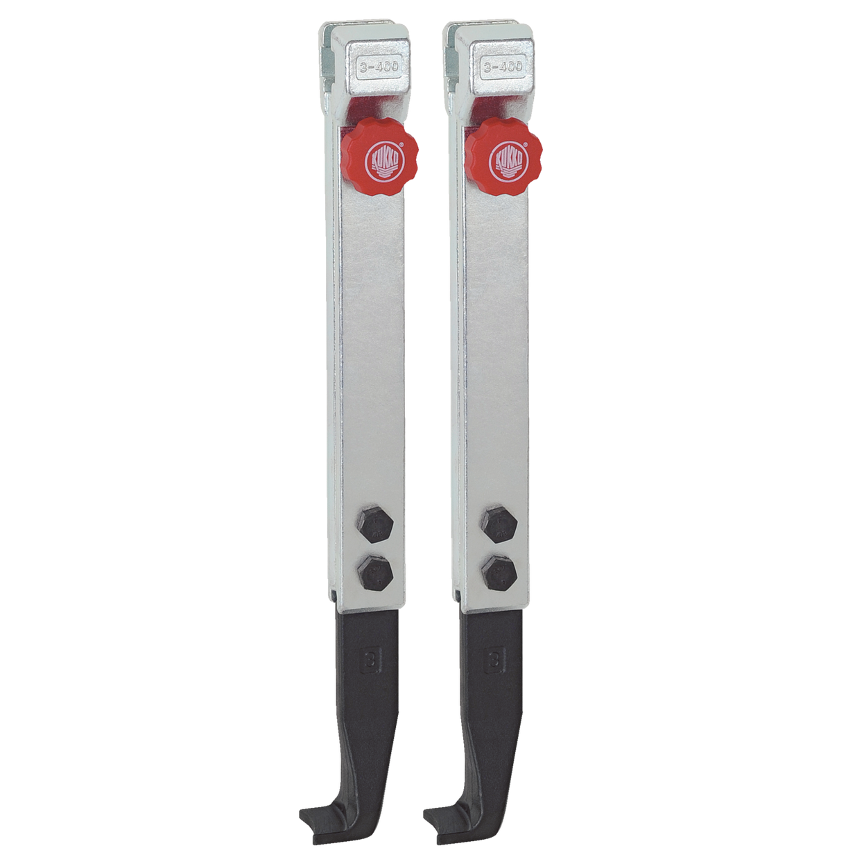 Kukko 3-403-P - Narrow, quickly adjustable standard jaws pair, total length 440 mm