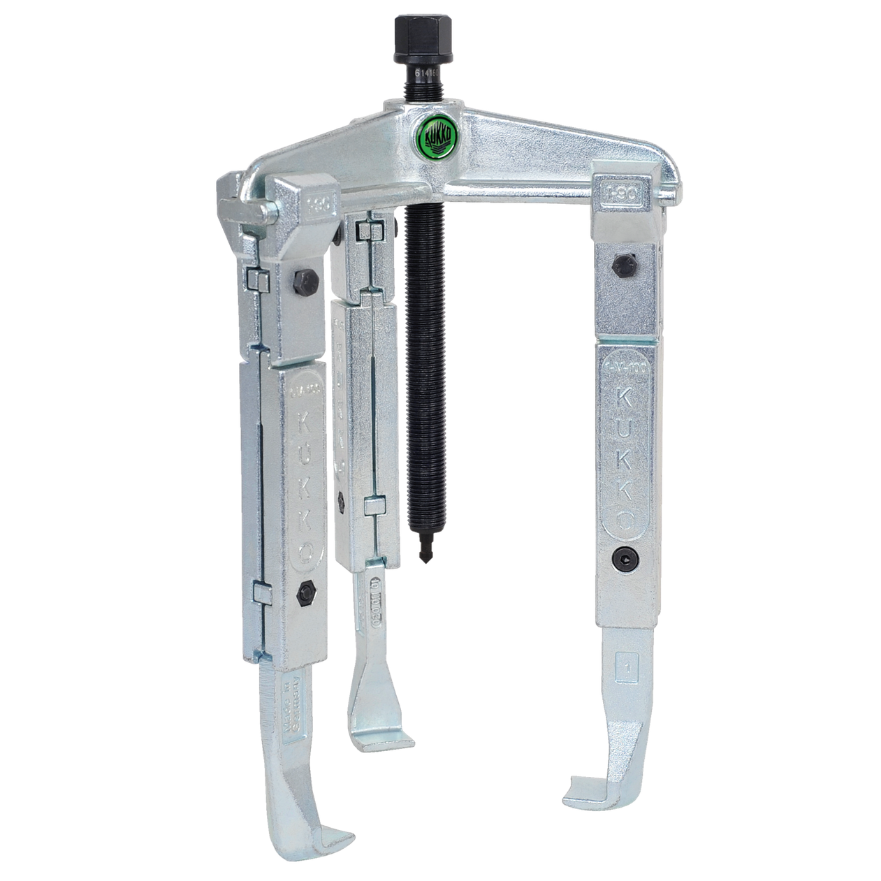 Kukko 30-10-2 - 3-jaw universal puller, up to 130 mm spread, 200 mm reach with extended extractor jaws