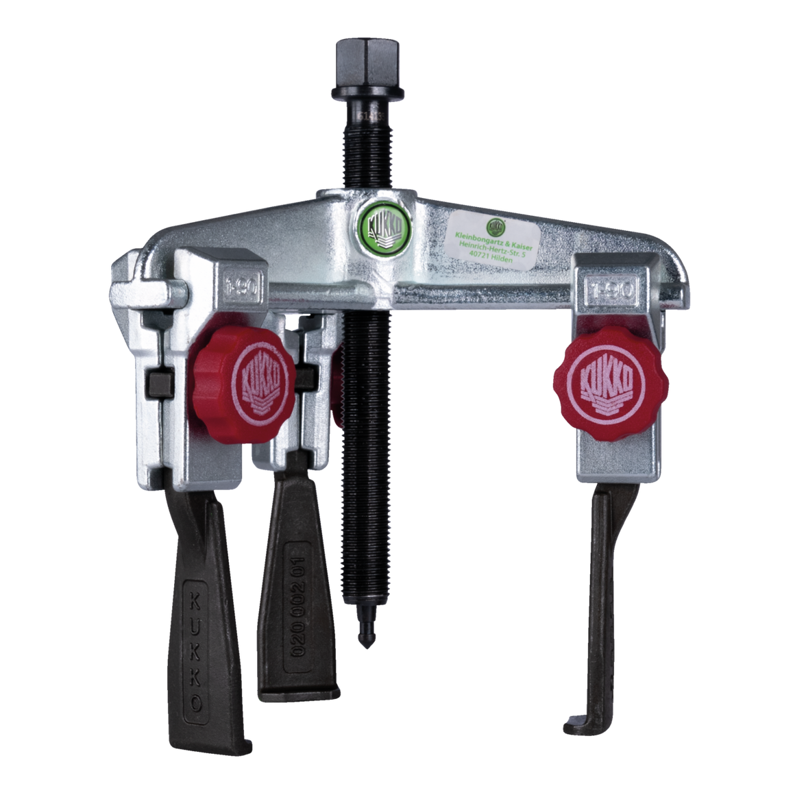 Kukko 30-10+S-T - 3-arm universal puller 120 x 100 mm with extremely narrow, quick-adjustable trigger hooks