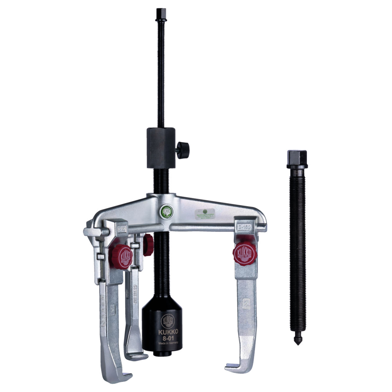 Kukko 30-20+B - 3-arm universal puller 200 x 150 mm with quick-adjustable puller hook and grease-hydraulic spindle