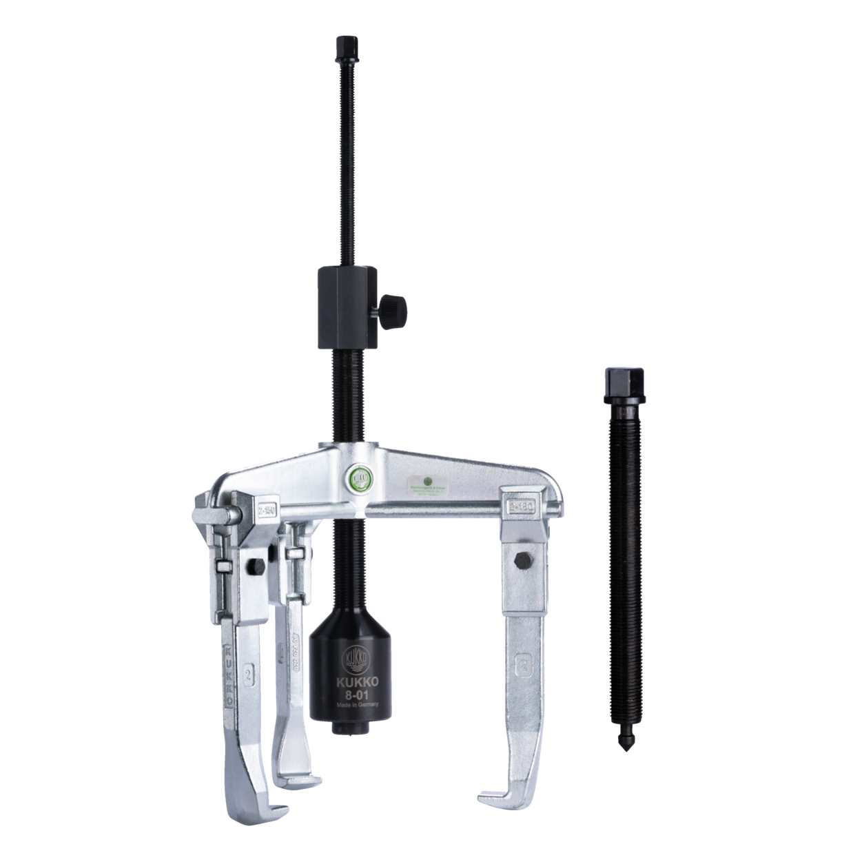 Kukko 30-20-B - 3-arm universal puller 200 x 150 mm with adjustable puller hooks and grease hydraulic spindle