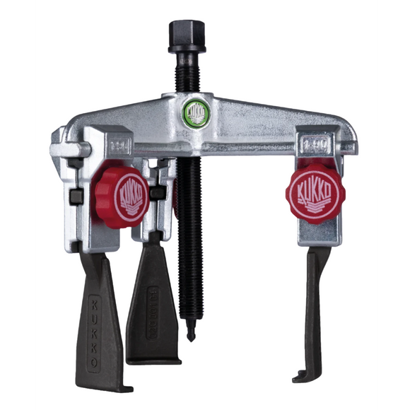 Kukko 30-3+S | 3-Jaw Universal Puller With Narrow, Quick Adjustment Jaws, up to 250 mm Spread, 200 mm Reach