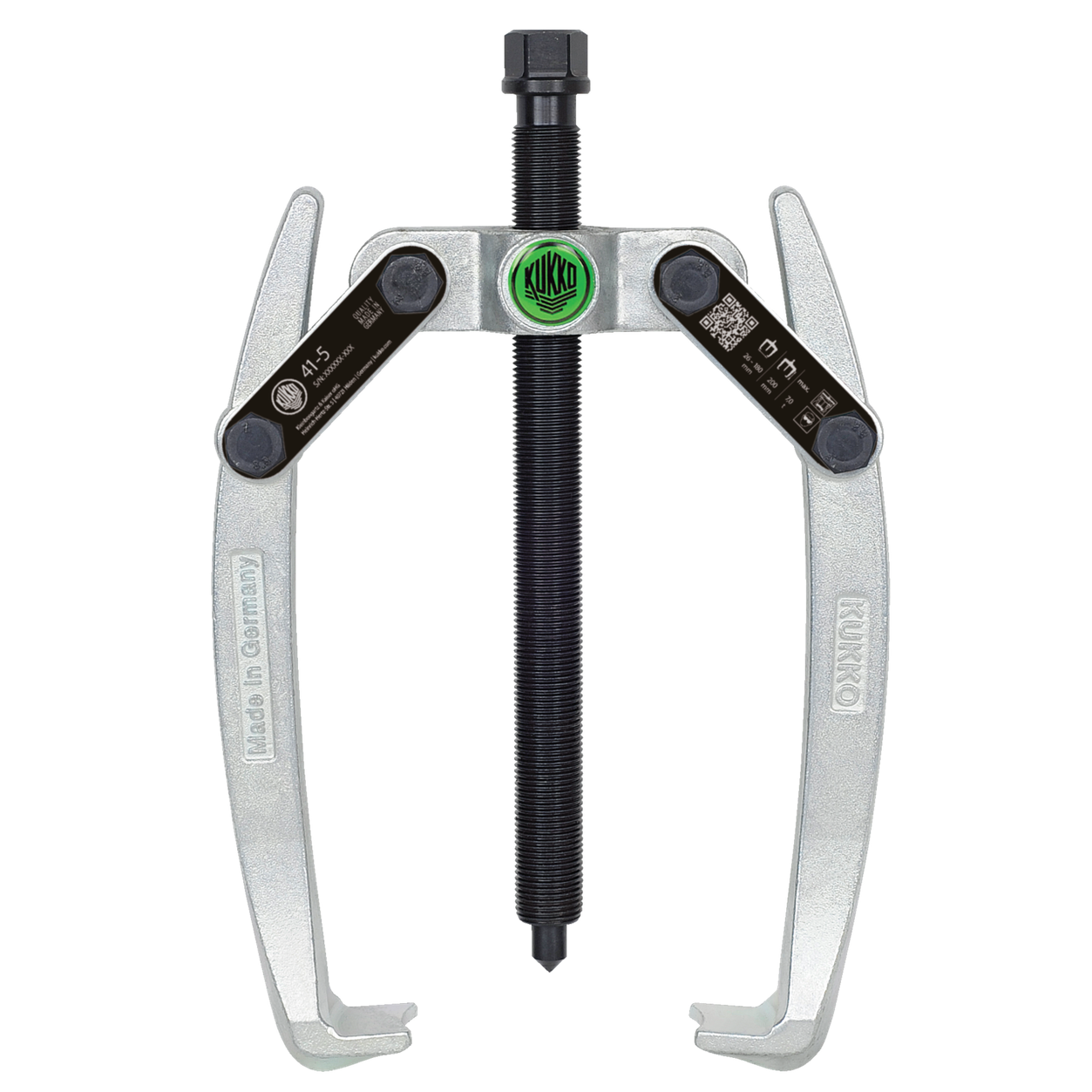 Kukko 41-5 - 2-arm universal puller 180 x 200 mm with swivel puller legs