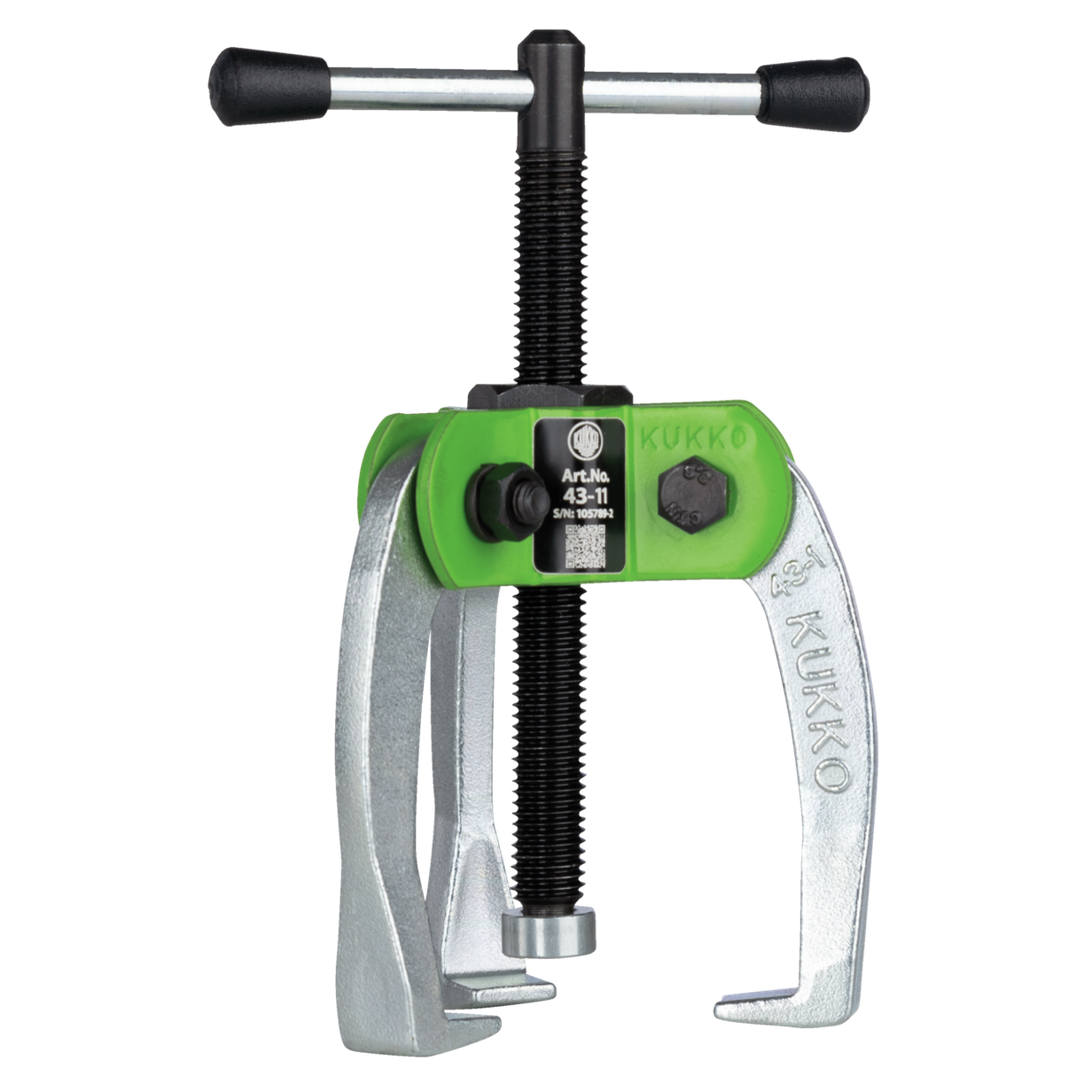 Kukko 43-11 - Handy, 3-arm small parts puller 60 x 50 mm with power-transmitting and self-centering puller legs