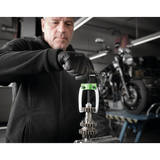 Kukko 43-3 | 2-jaw small parts puller with force-amplifying, self-centering jaws, up to 80 mm jaw opening, 80 mm reach