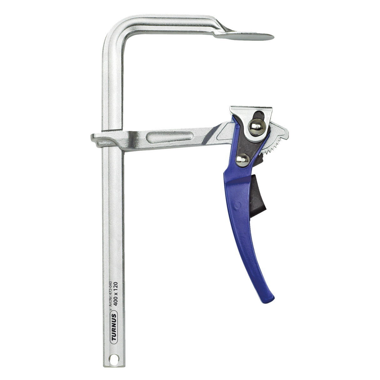 Kukko 472H0120-060 - All-steel lever clamps VIRIDIS 120 x 60 mm