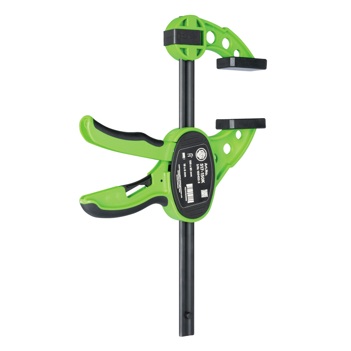 Kukko 517-300K - One-hand clamp, up to 300 mm spread, with 85 mm extension