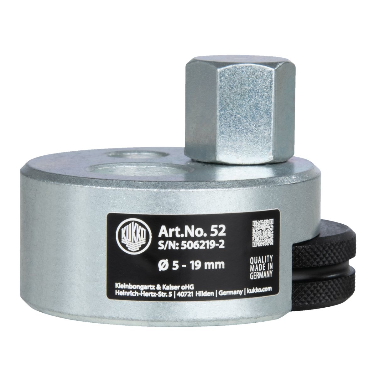Kukko 52 - Stud extractor ¯ 5-19 mm with large clamping range